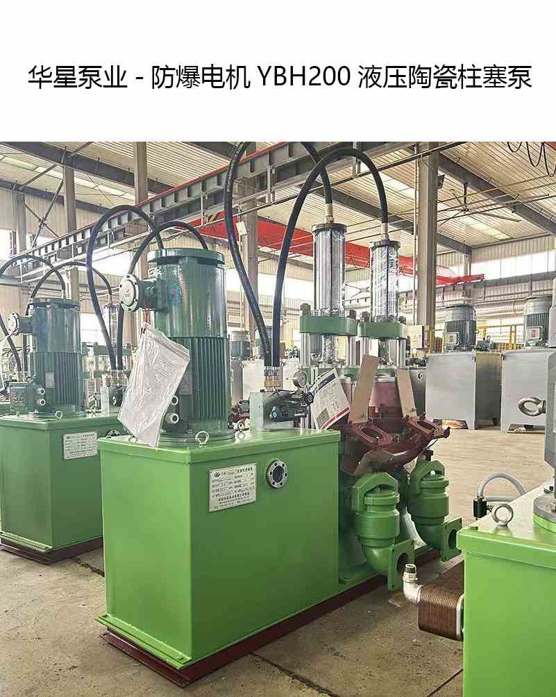 華星泵業(yè)-防爆電機(jī)YBH200液壓陶瓷柱塞泵-產(chǎn)品圖片
